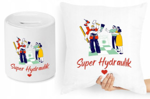 Dla Hydraulika Zestaw Poduszka + Skarbonka