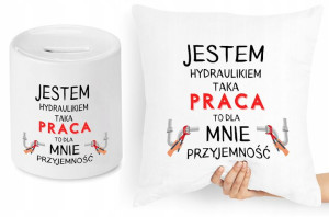 Dla Hydraulika Zestaw Poduszka + Skarbonka