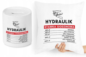 Dla Hydraulika Zestaw Poduszka + Skarbonka