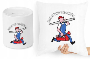 Dla Hydraulika Zestaw Poduszka + Skarbonka