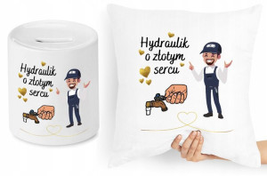 Dla Hydraulika Zestaw Poduszka + Skarbonka