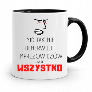 Dla Imprezowicza Imprezowiczki Kubek Czarny