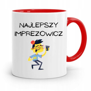 Dla Imprezowicza Imprezowiczki Kubek Czerwony