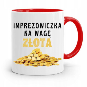 Dla Imprezowicza Imprezowiczki Kubek Czerwony
