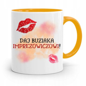Dla Imprezowicza Imprezowiczki Kubek Żółty Prezent