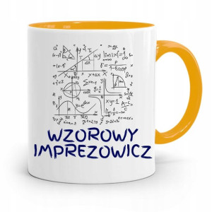 Dla Imprezowicza Imprezowiczki Kubek Żółty Prezent