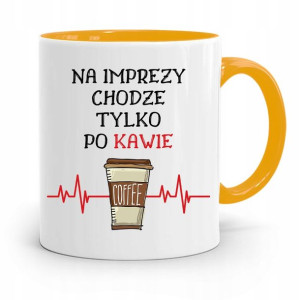 Dla Imprezowicza Imprezowiczki Kubek Żółty Prezent