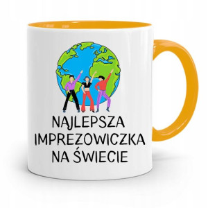 Dla Imprezowicza Imprezowiczki Kubek Żółty Prezent