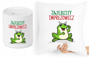 Dla Imprezowicza Zestaw Poduszka + Skarbonka