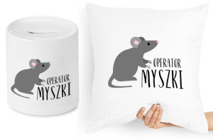 Dla Informatyka Zestaw Poduszka + Skarbonka