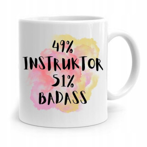 Dla Instruktora Kubek Prezent 49% Instruktor