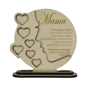 Personalizowany prezent na Dzień Matki statuetka