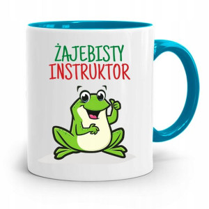 Dla Instruktora Prawa Jazdy Kubek Błękitny Prezent