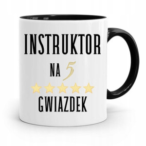 Dla Instruktora Prawa Jazdy Kubek Czarny Prezent
