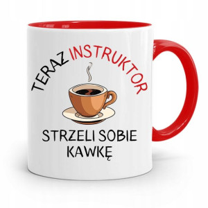 Dla Instruktora Prawa Jazdy Kubek Czerwony Prezent