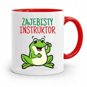 Dla Instruktora Prawa Jazdy Kubek Czerwony Prezent