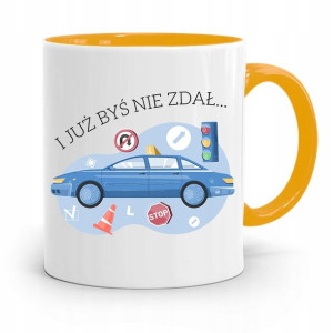 Dla Instruktora Prawa Jazdy Kubek Żółty Prezent