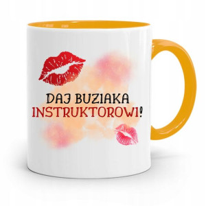 Dla Instruktora Prawa Jazdy Kubek Żółty Prezent