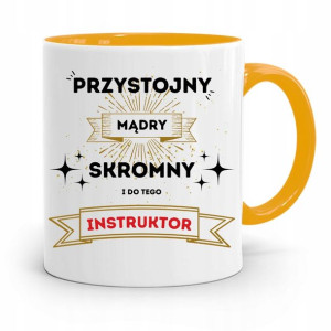 Dla Instruktora Prawa Jazdy Kubek Żółty Prezent