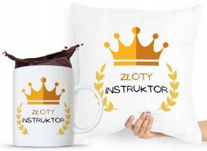 Dla Instruktora Zestaw Poduszka + Kubek Prezent