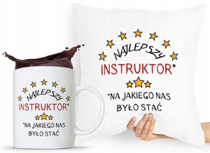 Dla Instruktora Zestaw Poduszka + Kubek Prezent