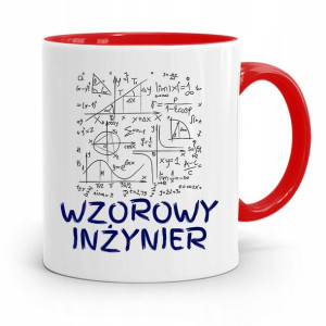 Dla Inżyniera Kubek Czerwony Prezent