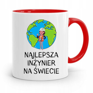 Dla Inżyniera Kubek Czerwony Prezent