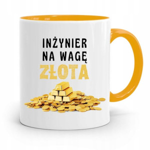 Dla Inżyniera Kubek Żółty Prezent