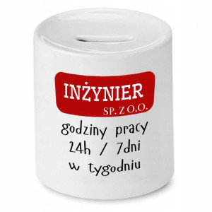 Dla Inżyniera Skarbonka Na Prezent Na Urodziny