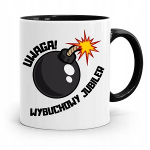 Dla Jubilera Kubek Czarny Wybuchowy Jubiler