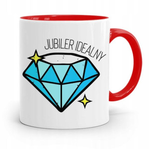 Dla Jubilera Kubek Czerwony Jubiler Idealny