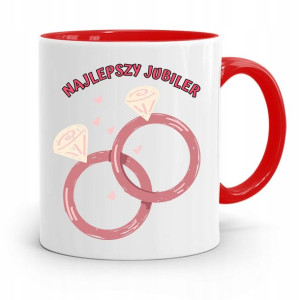 Dla Jubilera Kubek Czerwony Najlepszy Jubiler