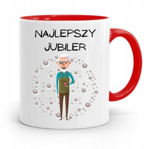 Dla Jubilera Kubek Czerwony Najlepszy Jubiler