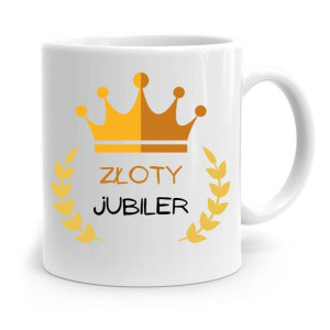Dla Jubilera Kubek Na Prezent Złoty Jubiler
