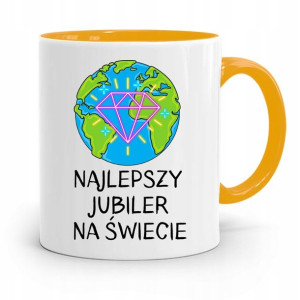 Dla Jubilera Kubek Żółty Najlepszy Na Świecie