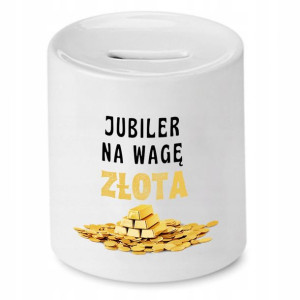 Dla Jubilera Prezent Skarbonka Na Wagę Złota