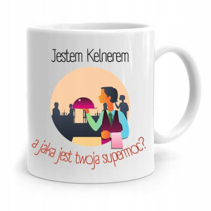 Dla Kelnera Kelnerki Kubek Prezent Jestem Kelnerem