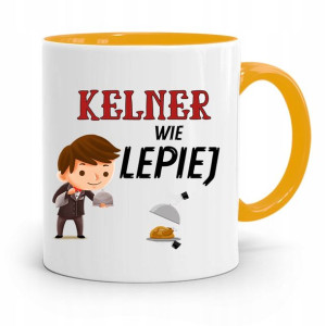 Dla Kelnera Kubek Żółty Kelner Wie Lepiej Prezent