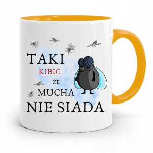 Dla Kibica Kibola Fana Kubek Żółty Na Prezent