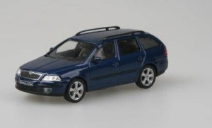 Abrex Skoda Octavia II Kombi, 2004, Ciemny Niebieski