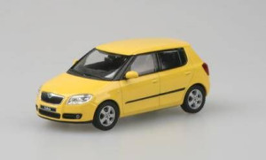 Abrex Skoda Fabia II, 2007, żółty