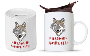 Dla Kierownika Zestaw Kubek + Skarbonka Prezent