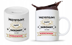 Dla Kierownika Zestaw Kubek + Skarbonka Prezent