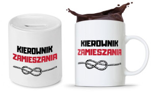 Dla Kierownika Zestaw Kubek + Skarbonka Prezent