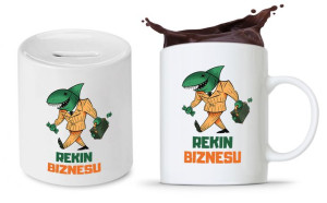Dla Kierownika Zestaw Kubek + Skarbonka Prezent
