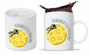 Dla Kierownika Zestaw Kubek + Skarbonka Prezent