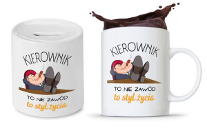Dla Kierownika Zestaw Kubek + Skarbonka Prezent