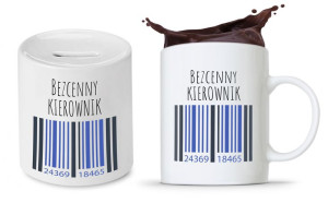 Dla Kierownika Zestaw Kubek + Skarbonka Prezent
