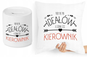 Dla Kierownika Zestaw Poduszka + Skarbonka Prezent