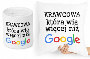Dla Krawca Krawcowej Zestaw Poduszka + Skarbonka